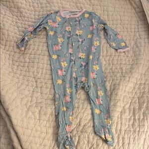 Magnetic Me Whimsical Blue and Pink Footie Pajamas